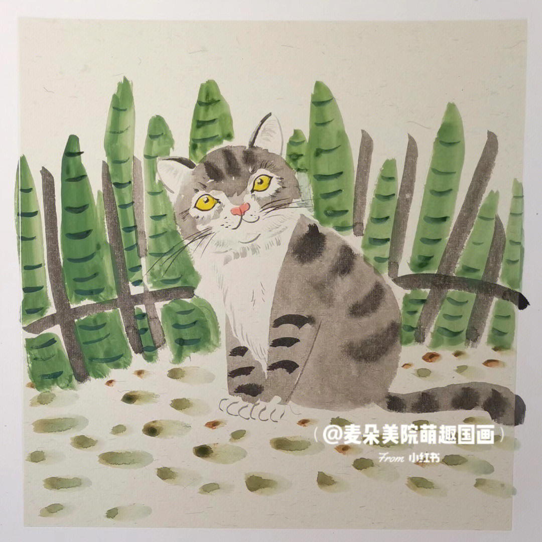 一笔画猫_卡通简笔画猫_笔画猫的简笔画
